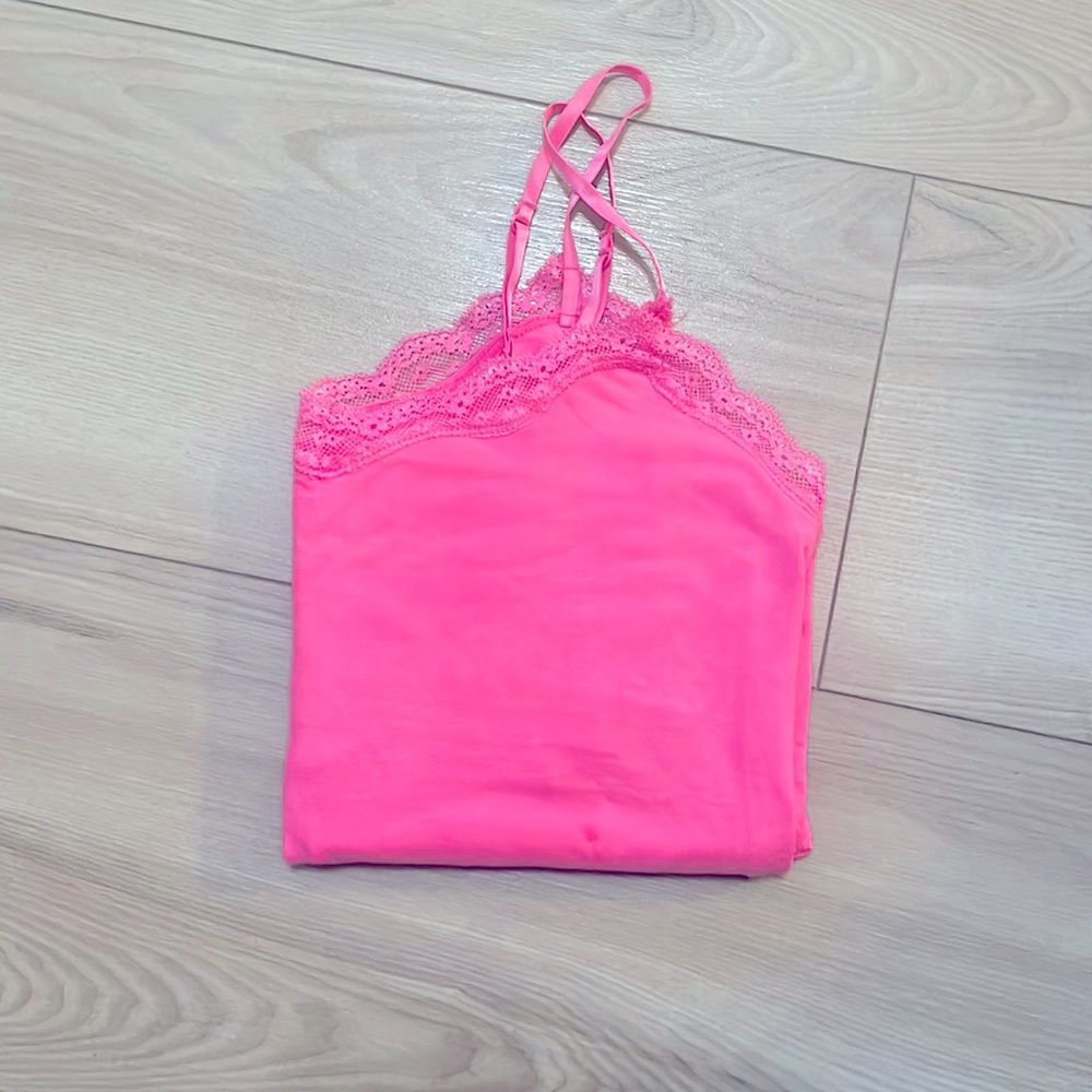 Stretchy hot pink cami. Never worn.